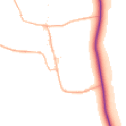 Daytime road noise heatmap for DT11 8RQ