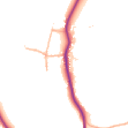 Daytime road noise heatmap for DT11 8SS