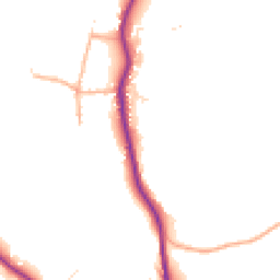 Daytime road noise heatmap for DT11 8TA