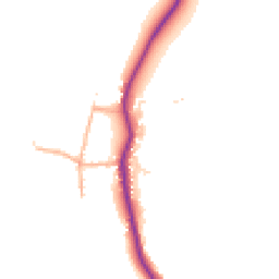 Daytime road noise heatmap for DT11 8TR