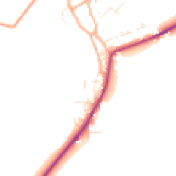 Daytime road noise heatmap for DT11 8UF