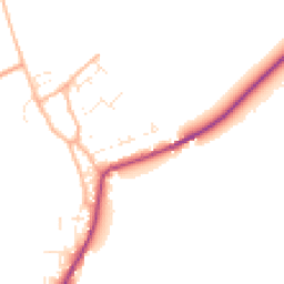 Daytime road noise heatmap for DT11 8UL