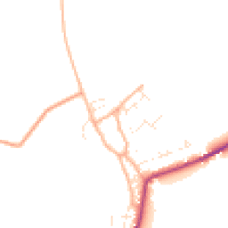 Daytime road noise heatmap for DT11 8UR