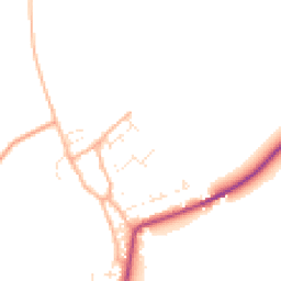 Daytime road noise heatmap for DT11 8UU