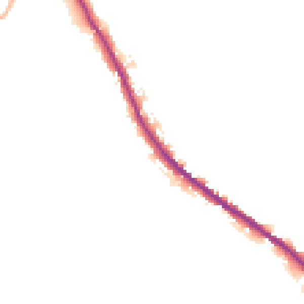 Daytime road noise heatmap for DT11 9DU