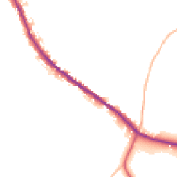 Daytime road noise heatmap for DT11 9DW