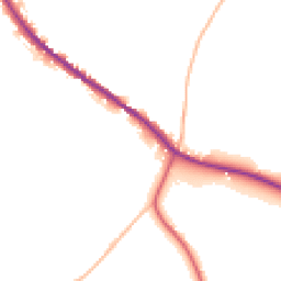 Daytime road noise heatmap for DT11 9DZ