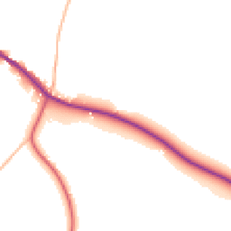 Daytime road noise heatmap for DT11 9ED