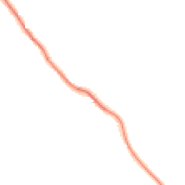 Night-time road noise heatmap for DT11 9FT