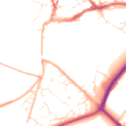 Daytime road noise heatmap for DT11 9GB