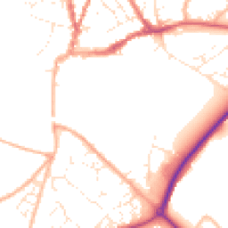 Daytime road noise heatmap for DT11 9GN