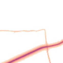 Daytime road noise heatmap for DT11 9HB