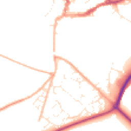 Daytime road noise heatmap for DT11 9HJ