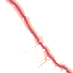Daytime road noise heatmap for DT11 9LG