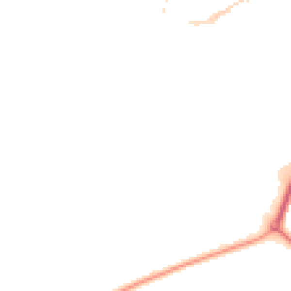Night-time road noise heatmap for DT11 9LJ
