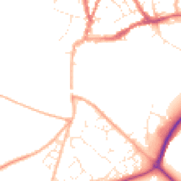 Daytime road noise heatmap for DT11 9LR