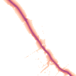 Daytime road noise heatmap for DT11 9NF