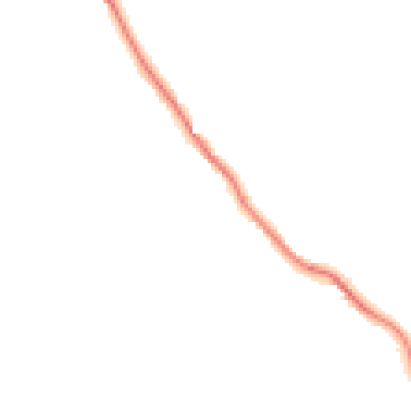 Night-time road noise heatmap for DT11 9NT