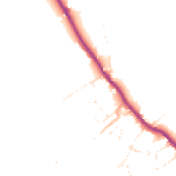 Daytime road noise heatmap for DT11 9NW