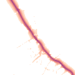 Daytime road noise heatmap for DT11 9PJ