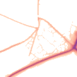 Daytime road noise heatmap for DT11 9PR