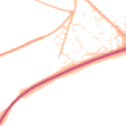 Daytime road noise heatmap for DT11 9QP