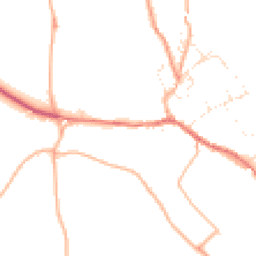 Daytime road noise heatmap for DT2 0AJ
