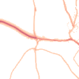 Daytime road noise heatmap for DT2 0AL