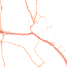 Daytime road noise heatmap for DT2 0BE