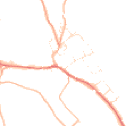 Daytime road noise heatmap for DT2 0DA