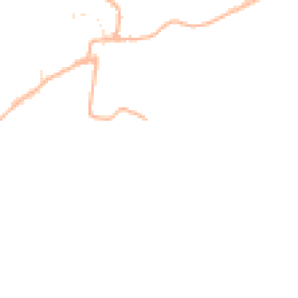 Daytime road noise heatmap for DT2 0DL