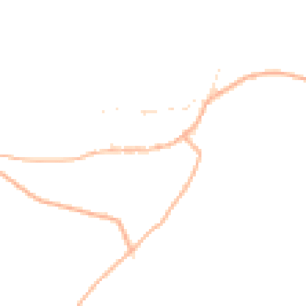 Daytime road noise heatmap for DT2 0JR