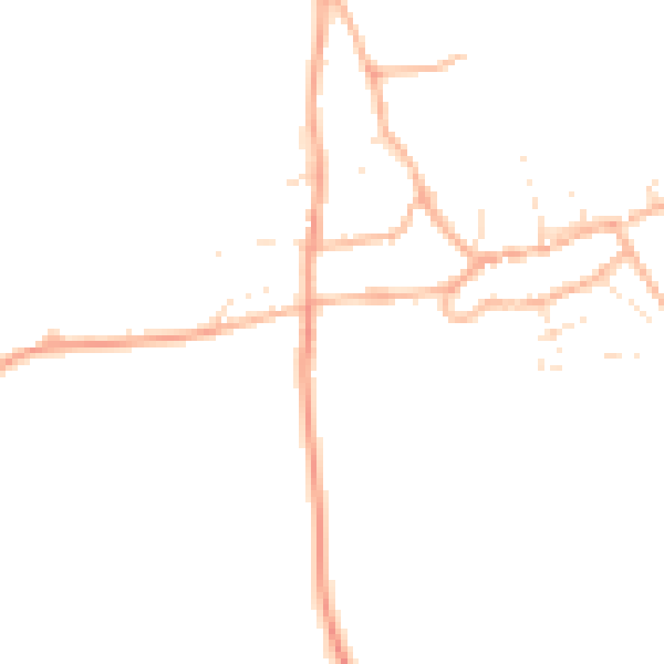 Daytime road noise heatmap for DT2 7LF