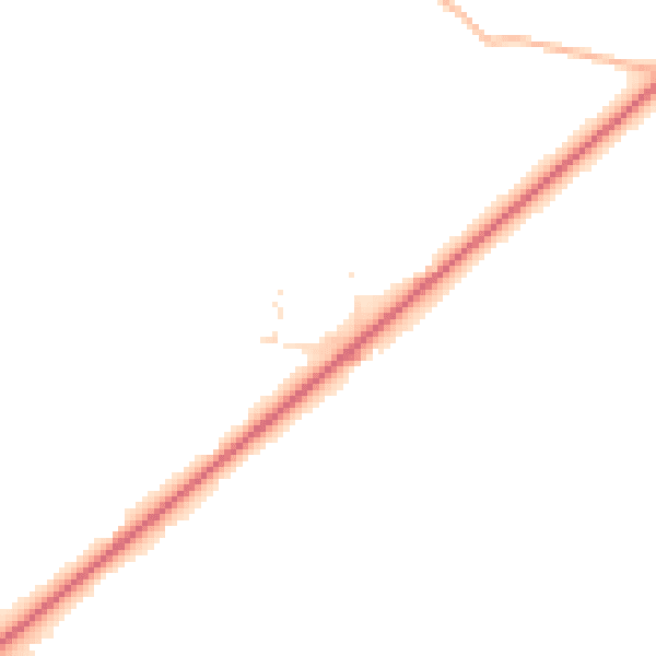 Daytime road noise heatmap for DT2 8BD