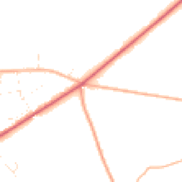 Daytime road noise heatmap for DT2 8BG