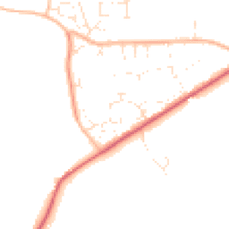 Daytime road noise heatmap for DT2 8BN