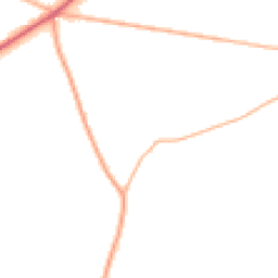 Daytime road noise heatmap for DT2 8DU