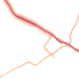 Daytime road noise heatmap for DT2 8EE