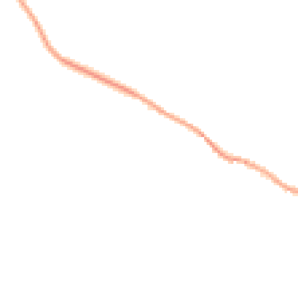 Night-time road noise heatmap for DT2 8EE