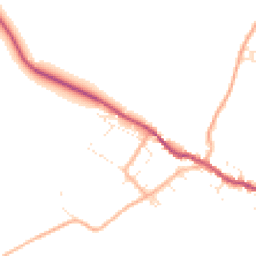 Daytime road noise heatmap for DT2 8EF