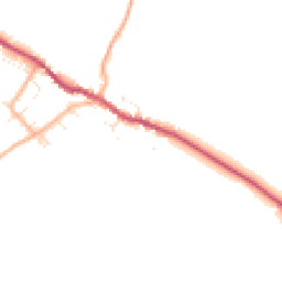 Daytime road noise heatmap for DT2 8ER
