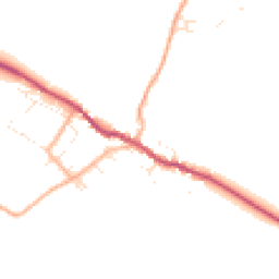 Daytime road noise heatmap for DT2 8EY