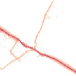 Daytime road noise heatmap for DT2 8EZ