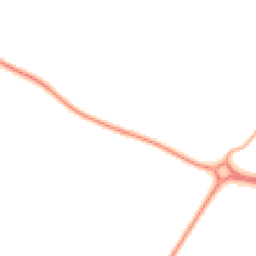 Night-time road noise heatmap for DT2 8LZ