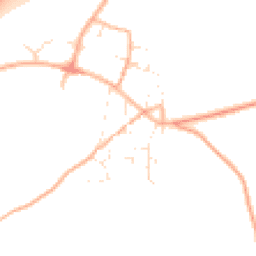 Daytime road noise heatmap for DT2 8SF