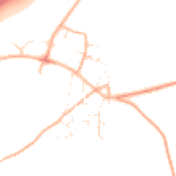 Daytime road noise heatmap for DT2 8SG