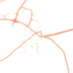 Daytime road noise heatmap for DT2 8SW