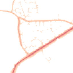 Daytime road noise heatmap for DT2 8TS