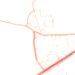Daytime road noise heatmap for DT2 8TX