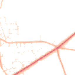 Daytime road noise heatmap for DT2 8UD